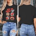 67 History Teacher Teacher 6 7 Overuse '67 Women's T-Shirt, History Teacher Gifts, funny design