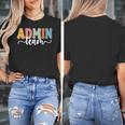 Admin Team Back To School Teachers Students Admin Squad Women's T-Shirt, funny design Admin Team Back To School Teachers Students Admin Squad Women's T-Shirt, funny design
