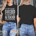 AG Teacher Shirt If At First You Don't Succeed Agriculture Women's T-Shirt, funny design