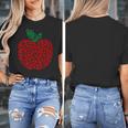 Apple Dot Pattern Art Teacher Appreciation Men Women Humor Women's T-Shirt, funny design Apple Dot Pattern Art Teacher Appreciation Men Women Humor Women's T-Shirt, funny design