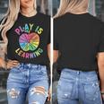 Apple Retro Play Is Learning Kindergarten Teacher Daycare Women's T-Shirt, funny design Apple Retro Play Is Learning Kindergarten Teacher Daycare Women's T-Shirt, funny design