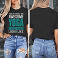 This Is What An Awesome Yoga Instructor Yoga Teacher Women's T-Shirt, funny design This Is What An Awesome Yoga Instructor Yoga Teacher Women's T-Shirt, funny design