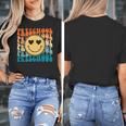 Back To School Groovy Smile Preschool Teachers Students Kids Women's T-Shirt, funny design Back To School Groovy Smile Preschool Teachers Students Kids Women's T-Shirt, funny design