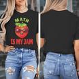 Back To School Math Is My Jam Math Teacher Women's T-Shirt, funny design Back To School Math Is My Jam Math Teacher Women's T-Shirt, funny design