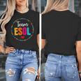 Back To School Teachers Crew Students Team ESOL Teacher Women's T-Shirt, funny design