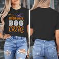 Biology Boo Crew Halloween Biology Teacher Matching For Men Women Kids Women's T-Shirt, funny design