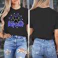 Blue Bobcats School Spirit Coquette Bow Mascot Teacher Women's T-Shirt, funny design Blue Bobcats School Spirit Coquette Bow Mascot Teacher Women's T-Shirt, funny design