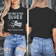 Blues Music Band Lover Vintage Guitar Teacher Blues Women's T-Shirt, funny design
