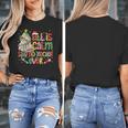 Book Tree All Is Calm Said No Teacher Ever Christmas Women's T-Shirt, funny design Book Tree All Is Calm Said No Teacher Ever Christmas Women's T-Shirt, funny design