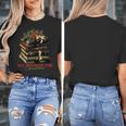 All Booked For Christmas Christmas Book Tree For Teacher For Men Women Kids Women's T-Shirt, funny design
