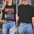 Bruh We Back Teachers First Day Back To School Teachers Women's T-Shirt, funny design