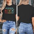 Bruh Science Like Magic But Real Teachers Students Scientist Women's T-Shirt, Science Teacher Gifts, funny design