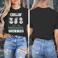 Chillin' With My Preschool Snowmies Teacher Christmas Men Women Kids Women's T-Shirt, funny design