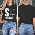 Christian Teacher S Is For Sunday School Essentials Women's T-Shirt, funny design