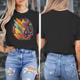 Colorful Brain Art Teacher Artist Painter Student Women's T-Shirt, funny design Colorful Brain Art Teacher Artist Painter Student Women's T-Shirt, funny design