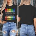 Colorful Crayon Kindergarten Team Tee For Teachers Students Men Women Kids Women's T-Shirt, funny design
