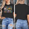 Communication Looks Different Tee Shirt Kids -Adults Teacher Animal Print Small Short Sleeve Classic Fit Crew Neck Polyester 100 Women's T-Shirt, funny design Communication Looks Different Tee Shirt Kids -Adults Teacher Animal Print Small Short Sleeve Classic Fit Crew Neck Polyester 100 Women's T-Shirt, funny design