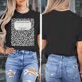 Composition Notebook Matching Group Halloween Teachers Women's T-Shirt, funny design