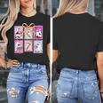 Coquette Bow Spooky Teacher Ghost Halloween Trick Or Teach Women's T-Shirt, funny design Coquette Bow Spooky Teacher Ghost Halloween Trick Or Teach Women's T-Shirt, funny design