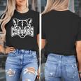 Cougars Teacher Student School Sports Fan Team Spirit Women's T-Shirt, funny design