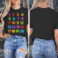 Counting 1-10 Learn To Count Number School Kids Teacher Women's T-Shirt, funny design