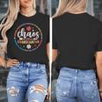 Cute Chaos Coordinator Teacher First Day Of School Women's T-Shirt, funny design Cute Chaos Coordinator Teacher First Day Of School Women's T-Shirt, funny design