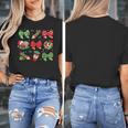 Cute Coquette Pencil Bow Christmas School Teacher Student Women's T-Shirt, funny design Cute Coquette Pencil Bow Christmas School Teacher Student Women's T-Shirt, funny design