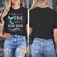 Cute Mermaid Librarian Teacher Dive Into A Good Book Reading Women's T-Shirt, funny design Cute Mermaid Librarian Teacher Dive Into A Good Book Reading Women's T-Shirt, funny design