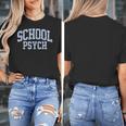 Cute Wildflower School Psych Teacher School Psychologist Women's T-Shirt, funny design