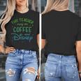 Disney This Teacher Runs On Coffee And Disney Gradient Logo Women's T-Shirt, funny design Disney This Teacher Runs On Coffee And Disney Gradient Logo Women's T-Shirt, funny design