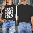 Eagles School Sports Fan Team Spirit Teacher Parent Student Women's T-Shirt, funny design