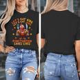 Eat Kids Punctuation Saves Lives Thanksgiving Turkey Teacher Women's T-Shirt, funny design