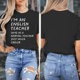 English Teacher Definition Women's T-Shirt, English Teacher Gifts, funny design