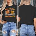 Fall In Love With Learning Autumn Pumpkin Fall Teacher Kids Women's T-Shirt, funny design