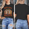Fall In Love With Learning Book Lover Autumn Pumpkin Teacher Women's T-Shirt, funny design Fall In Love With Learning Book Lover Autumn Pumpkin Teacher Women's T-Shirt, funny design