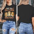 Are You Fall O Ween Directions Teacher Halloween Dog Ghost Women's T-Shirt, funny design