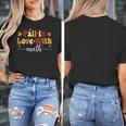 Fall Teacher Fall In Love With Math Math Thanksgiving Women's T-Shirt, funny design Fall Teacher Fall In Love With Math Math Thanksgiving Women's T-Shirt, funny design