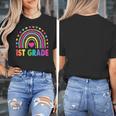 First Grade Rainbow Girls Boys Teacher Team 1st Grade Squad Women's T-Shirt, First Grade Teacher Gifts, funny design