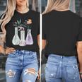 Flowers Test Tube Chemistry Student Science Teacher Women Women's T-Shirt, Science Teacher Gifts, funny design Flowers Test Tube Chemistry Student Science Teacher Women Women's T-Shirt, Science Teacher Gifts, funny design