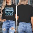Fun German Teacher Appreciation Language Class Saying Women's T-Shirt, German Teacher Gifts, funny design Fun German Teacher Appreciation Language Class Saying Women's T-Shirt, German Teacher Gifts, funny design