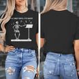 Funny Skeleton Music Teacher I'Ll Wait Until It's Quiet Women's T-Shirt, funny design Funny Skeleton Music Teacher I'Ll Wait Until It's Quiet Women's T-Shirt, funny design