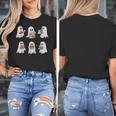 Ghost Reading Books Teacher Halloween Librarian Cute Boook Women's T-Shirt, funny design Ghost Reading Books Teacher Halloween Librarian Cute Boook Women's T-Shirt, funny design