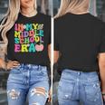 Groovy In My Middle School Era Back To School Teacher Women's T-Shirt, Groovy Teacher Gifts, funny design