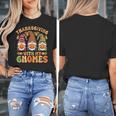 Groovy Thanksgiving With My Gnomie Women Teacher Fall Gnome Women's T-Shirt, Groovy Teacher Gifts, funny design