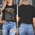 Growth Mindset Teacher Power Of Yet Inspirational Women's T-Shirt, funny design