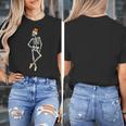 Halloween Skeleton Tap Dance Ballet Dance Teacher Women's T-Shirt, funny design Halloween Skeleton Tap Dance Ballet Dance Teacher Women's T-Shirt, funny design