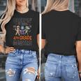 Halloween Teacher Creepin It Real With My 4th Grade Monsters Women's T-Shirt, 4th Grade Teacher Gifts, funny design Halloween Teacher Creepin It Real With My 4th Grade Monsters Women's T-Shirt, 4th Grade Teacher Gifts, funny design
