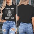 Halloween Teacher Math I'Ll Just Wait Until It's Quiet Women's T-Shirt, funny design Halloween Teacher Math I'Ll Just Wait Until It's Quiet Women's T-Shirt, funny design
