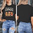 Hangin With My Cookies Gingerbread Christmas Teacher Women's T-Shirt, funny design