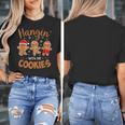 Hangin With My Cookies Gingerbread Women Christmas Teacher Women's T-Shirt, funny design